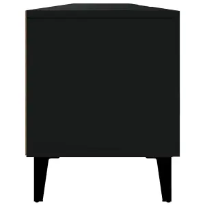 Berkfield TV Cabinet Black 180x31.5x40 cm Engineered Wood