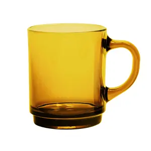 Duralex - Versailles Mug Set - 260ml - Pack of 6 - Amber