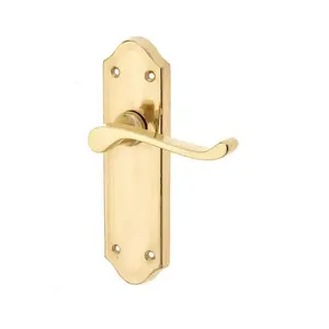 170X44mm SN Sherborne Lever (Set of 2) Polished Brass