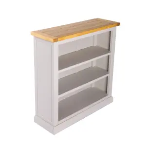 Loreo Light Grey Bookcase 90x90x30cm