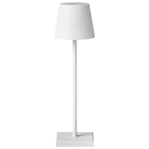 Wireless Metal Table Lamp White BACEIRO