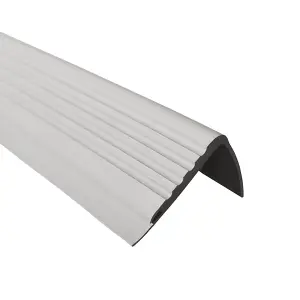 Anti non slip stair PVC nosing rubber angle step edge trim  PMW 90cm gray