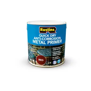 Rustins Anti Corrosive Metal Primer - Red 2.5ltr