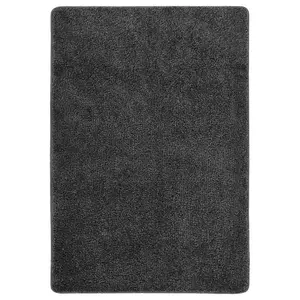 Berkfield Shaggy Rug Dark Grey 120x170 cm Anti Slip