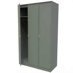 Fuji 3 Door Wardrobe in Reed Green (Ready Assembled)