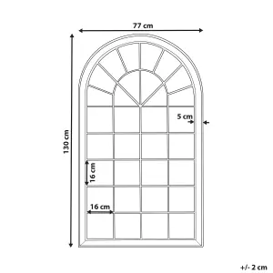 Wall Mirror TREVOL Metal Black