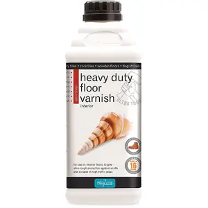 Polyvine Heavy Duty Floor Varnish Satin 1L