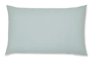 Catherine Lansfield Pillowcases Easy Iron Percale Standard 50x75cm Pack of 2 Pillow cases with envelope closure Duck Egg Blue