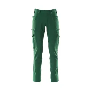 Mascot Accelerate Ultimate Stretch Trousers with Thigh Pockets - Green   (28) (Leg Length - Regular)