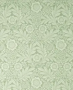 Crown Camille Damask Sage Wallpaper M1744