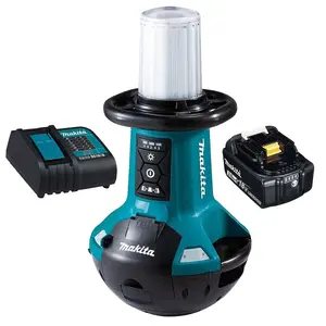 Makita DML810 18v 240v LED Self Balancing Work Site Light + 3AH Charging Kit