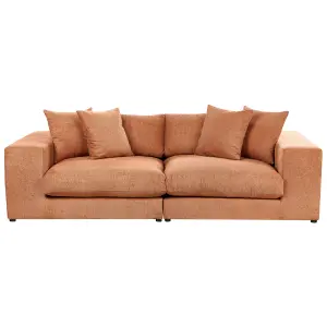 3 Seater Sofa Orange GLORVIKA II