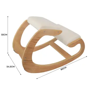 Ergonomic Kneeling Chair Orthopaedic Rocking Posture Stool