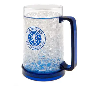 Rangers FC Crest Freezer Tankard Clear/Blue (One Size)