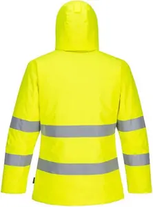 Portwest PW2 Hi-Vis Winter Jacket PW261 Yellow/Black L Colour: Yellow/