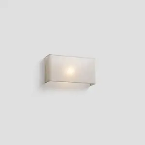 Luminosa Otton Rectangle Horizontal Linen Wall Lamp 2L