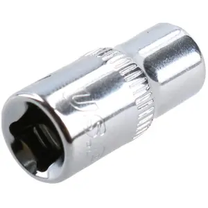 E7 Female Torx Socket Star Bit 1/4" Drive Standard External Chrome Vanadium