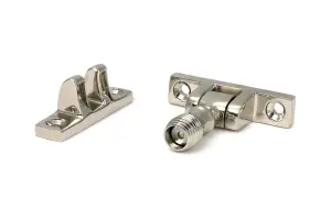 Beehive Brighton Fastener - Narrow (Square) - Polished Nickel