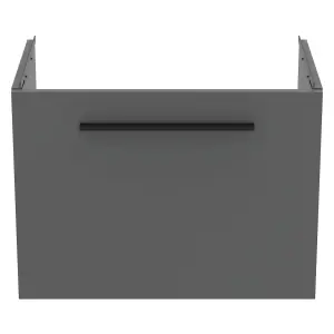 Ideal Standard i.life S Compact Matt Quartz Grey Wall-mounted Bathroom Vanity unit (H) 440mm (W) 600mm