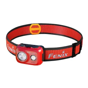 Fenix HL32R-T Red, USB-C Rechargeable Head Torch - 800 lm - 132m Beam - Li-Poly Battery - 3x AAA Compatible - IP66 Weatherproof