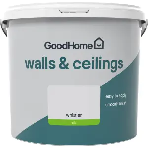 GoodHome Walls & ceilings Whistler Silk Emulsion paint, 5L