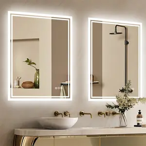 Backlit LED Bathroom Vanity Mirror Anti-Fog 70cm H x 50cm W