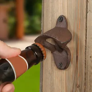 Cast Iron Wall Mounted Bottle Opener