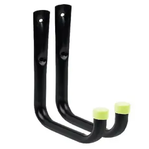 2 x 13cm Storage Hooks Wall Mounted, Tidy Tools Ladder Garage Garden Shed Bikes