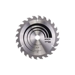 Bosch Professional Optiline Wood Circular Saw Blade - 190 x 20/16 x 2.6mm, 24 Teeth