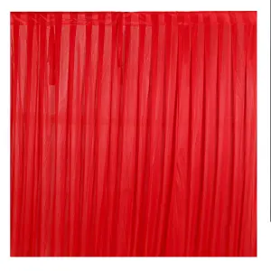 3x6 M Ice Silk Backdrop Curtain Photography Scenery for Christmas Events Decor, Red