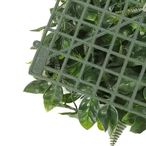 Artificial Panels Topiary Hedge Plant Grass Wall Panel for Indoor Fence(100cm W x 100cmL)