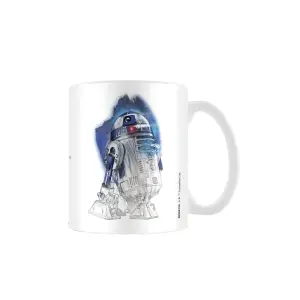 Star Wars: The Last Jedi Brush Stroke R2-D2 Mug White (One Size)