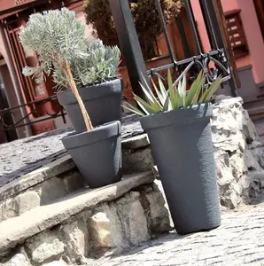 Tall Tower Classic Planter Plant Pot Flower Indoor Outdoor Garden Patio 86 Litres