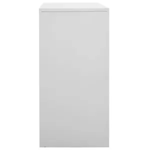 Berkfield Locker Cabinets 5 pcs Light Grey 90x45x92.5 cm Steel