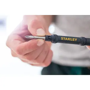 Stanley 4 in 1 Pocket Pen Style Precision Screwdriver STA66344M 66-344 PZ PH X6