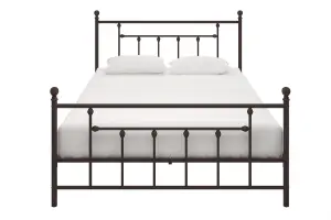 Manila Metal Bed Bronze Look, King