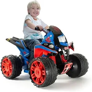 Kids Official Spiderman 12V Ride On Battery Powered Quad Bike