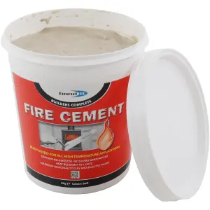 Fire Cement Buff - Ready Mixed Blend of Heat-Resistant Resins and Inorganic Fillers - 2kg Buff