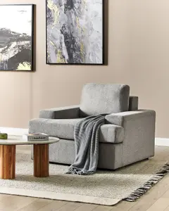 Armchair ALLA Fabric Light Grey