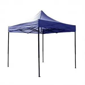 Airwave Four Seasons Essential 3x3 Pop Up Gazebo with Sides Blue