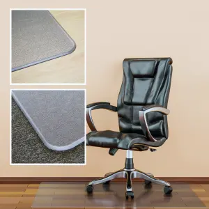 Floortex Heavy Duty Extra Thick Polycarbonate Floor Protector Chair Mat for Carpet & Hard Floors - 115 x 150cm