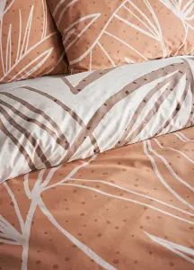 COSMO LIVING SUNSET ABSTRACT DUVET SET - NATURAL - SUPER KING