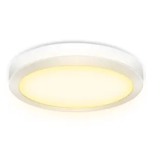 Extrastar 24W LED Surface Mount Integrated Ceiling Light Flush Light warm white