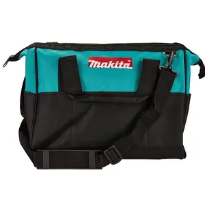 Makita 10" 25cm Open Mouth LXT ToolBag Tool Bag Holdall Blue + Shoulder Strap