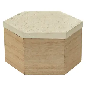 Maison by Premier Mimo Small Terrazzo Lid Trinket Box