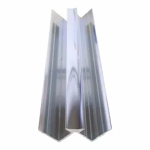 DBS Bathrooms Aluminium Internal Corner Trim For 10mm Shower Wall Panels 2.4m