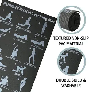 Super Soft Eco Non-Slip Yoga Mat - 173 X 61 X 1 cm