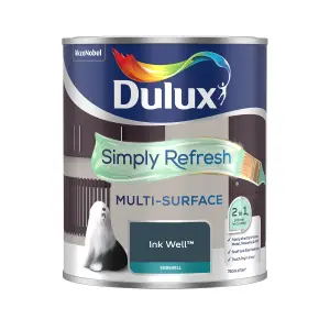 Dulux Simply Refresh Ink Well Eggshell Multi-surface Emulsion paint, 750ml