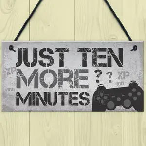 Red Ocean Boys Bedroom Sign Novelty Gamer Gift For Him Boys Bedroom Decor Games Room Sign