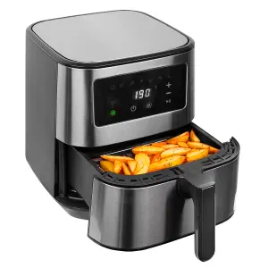 SIA 5.5 Litre Air Fryer in Stainless Steel